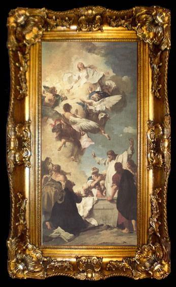 framed  PIAZZETTA, Giovanni Battista The Assumption of the Virgin (mk05), ta009-2